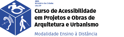 Curso de Acessibilidade em Projetos e Obras de Arquitetura e Urbanismo (EAD)